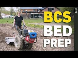 How To Prep Raised Beds FAST & EASY With The BCS