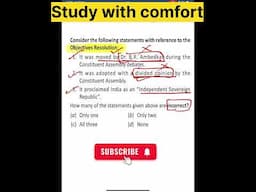 Objective Resolution #studywithcomfort