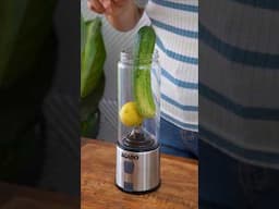 Cucumber Lemonade in Portable Blender #hmm #ytshorts