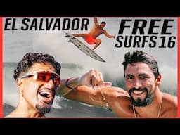 SUPER SESH at Punta Roca 🌊 WSL Pros Free Surf at El Salvador's Perfect Right!