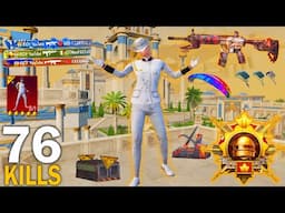 76 Kills🔥 IN 20 MINUTES NEW HARDEST GAMEPLAY 🥵 Pubg mobile