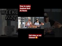 Shorts - how to make seafood boil at home #seafood #shortvideo