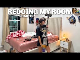 DEEP CLEAN AND REDO MY ROOM ||  disaster strikes