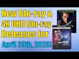 New Blu-ray & 4K UHD Blu-ray Releases for April 29th, 2025!