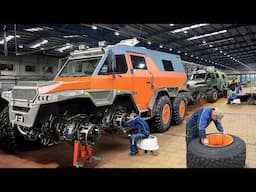 Inside Russian Giant Factory Building Massive 8x8 Off Road Truck