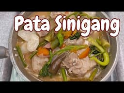 Sinigang na Pata with Gabi! Ganitong Sabaw ng Sinigang Ang Masarap! #sinigang #pork #ulam #pinoyfood