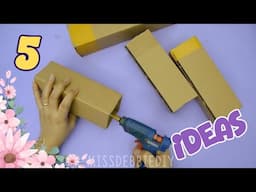 Do you love diys?, don’t just throw that cardboard yet! These 5 ideas are too brilliant to ignore!