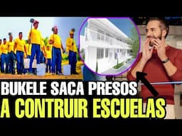 Bukele saca a reos a limpiar calles y construir colegios y escuelas