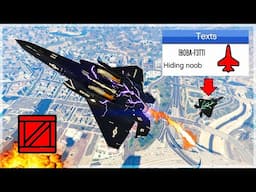 Stealth Raiju Trolling an ANGRY Cargo Griefer on GTA Online!!