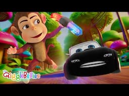 Police Car Lost Its Siren 🚓 | Who Took The Siren? 🚨 | Nursery Rhymes - GiggleBellies