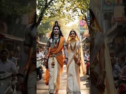 When Shiva Parvati visit present day Mumbai 🙏