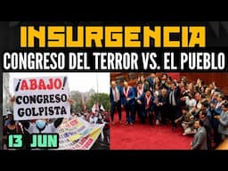 REFERENDUM BICAMERALIDAD Y REELECCIÓN / CONGRESO APRUEBA IMPUNIDAD Y AMNISTÍA PARA TERRUK0$ - 13 JUN