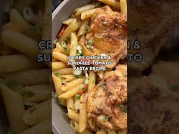 SUNDRIED TOMATO PASTA RECIPE 🍅 #recipe #shorts #pastarecipe
