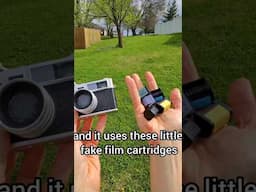shooting my fake film camera