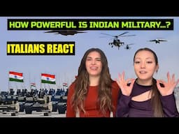 India's Military Might Is At Another Level | Italian Girls React
