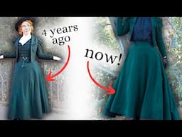 RE- making an 1890s walking skirt : A Victorian slow fashion sewing vlog