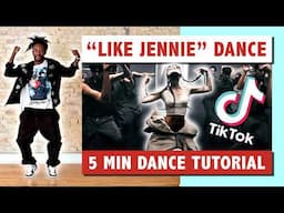 LIKE JENNIE DANCE TUTORIAL (5 MIN TUTORIAL) | LEARN THIS DANCE STEP BY STEP [MIRRORED]