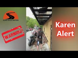 Karen Alert - You can't park your bike here!
