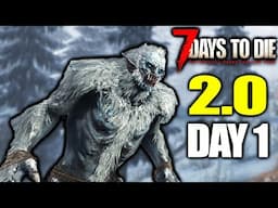 Day 1 on The New 2.0 Update, STORM’S BREWING | 7 Days to Die 2.0 Gameplay | Part 1