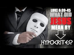 Jesus' Favorite Insult: Hypocrites!