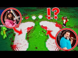 JJ and Mikey Found Steve and Jason's Footprints in Minecraft Maizen family