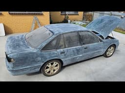 Holden VS Commodore Preparing For New Spray Paint! Cheap Car Challenge! (Part 12)