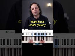 Right-hand chord melody in Jazz - this changed everything for me! #barryharris