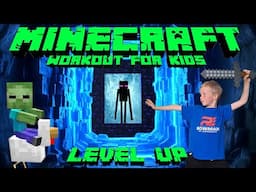 Level Up 7  |  Minecraft Workout For Kids  |  Minecraft Brain Break  |  PE Bowman