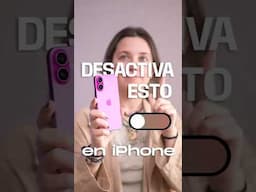 Debes DESACTIVAR esto en tu iPhone #iphone #appstore #tech #urbantecno