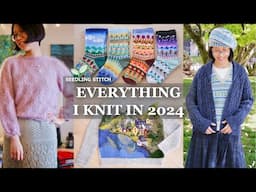 Everything I Knit in 2024: Sweaters, Stardew Socks & More - Seedling Stitch Knitting Podcast