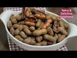 HOW TO MAKE BOILED PEANUTS USING DRIED PEANUTS | SEASONED GROUNDNUTS | @SpicyDeliciousGoodness