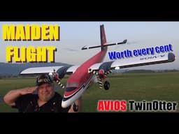 AVIOS Twin Otter Scale Twin-Engine STOL RC Plane w/Wheels & Floats EPO 1600mm PNF MAIDEN FLIGHT