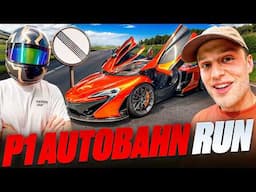 McLaren P1 300+ KM/H Autobahn Highspeed Runs with  @Gercollector