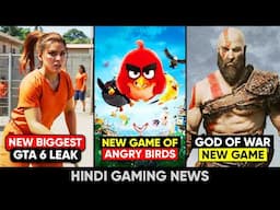 GTA 6 MASSIVE Leak 😱, New Angry Birds, New God of War, COD Korea, Resident Evil 9 | Gaming News 237