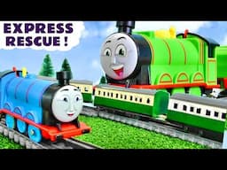 Gordon and the Express Mystery Rescue story with Thomas Trains