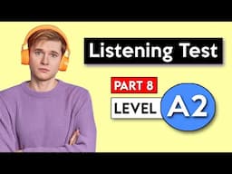 A2 Listening Test - Part 8 | English Listening Test
