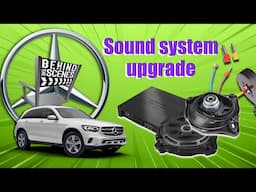 Sound system upgrade (behind the scenes) -  Mercedes GLC300 with #burmester #caraudio #glc300