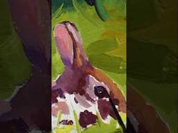 Behind the scenes-How I shipped my bunny painting