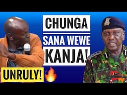 NAROK RESIDENT TELLS IG KANJA THAT THEY WILL KILL POLICE, TO HIS FACE!
