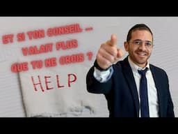 Et si ton CONSEIL … valait plus que tu ne crois ? - Rav Ankri