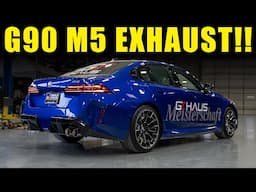 BMW G90 M5 Meisterschaft Exhaust!! | Cold Start, Revs and POV Drive!