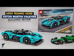 LEGO Technic 42208 Aston Martin Valkyrie detailed building review - good color choice, but...