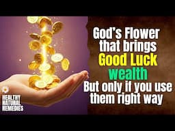 God’s Flower that brings Good Luck, wealth… But only if you use them right way |  Attract money