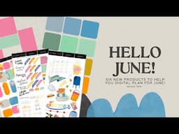 HELLO JUNE 🎉  It’s my favorite release of the month! This week is SOO good! 😍Summer digital planning