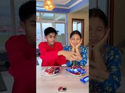 Sigma Mom & Son Steal Each Other’s Chocolate 🤣🤣 #shorts #funny #viral