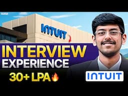How He Cracked Intuit 🔥Intuit Interview Experience