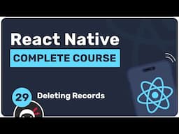 Complete React Native Tutorial #29 - Deleting Books