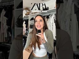 Zara haul alert!🚨The summer collection is finally here, and I’m OBSESSED! 🛍️ #haul #zara #zarahaul