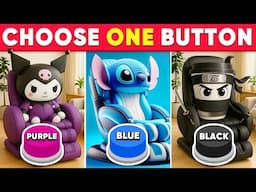 Choose One Button...! Purple, Blue or Black 💜💙🖤 How Lucky Are You? 😱 Quiz Shiba