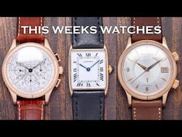 This Weeks Watches - Cartier Tank Arrondie, JLC Reveil, Gold Zenith El Primero, Omega & More [EP202]
